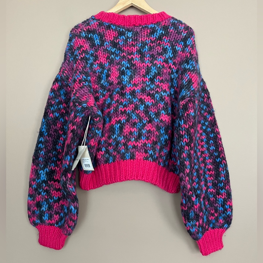 {MOTHER} The Bell Sleeve Jumper Sweater Alpaca and Wool Blend in Chunk of Chain - Picture 7 of 16